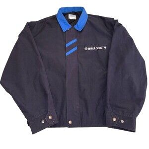 Vintage BellSouth Bomber Jacket Men’s XL Uniform Union Made R&R Cellular